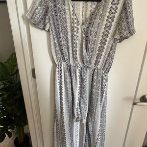 One-piece jumpsuit with shorts